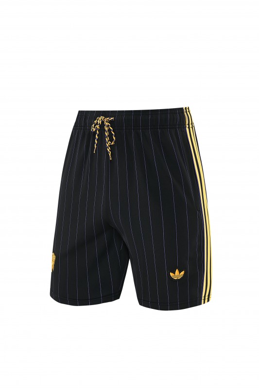 26/27  Manchester United Black Short Sleeve+Soccer Shorts