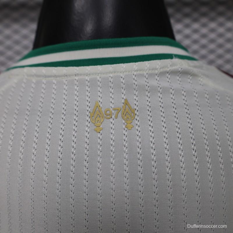 Player Version 26/27 Liverpool FC Off-White with Gold Crest  Special Edition Away Jersey