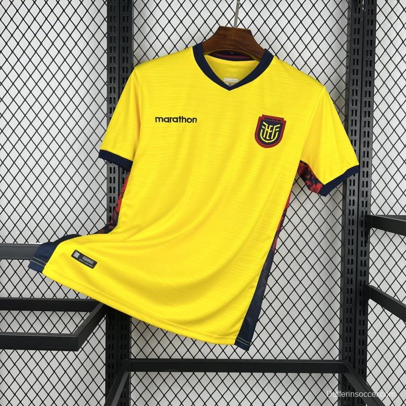 2026 Mens Ecuador World Cup Home Jersey
