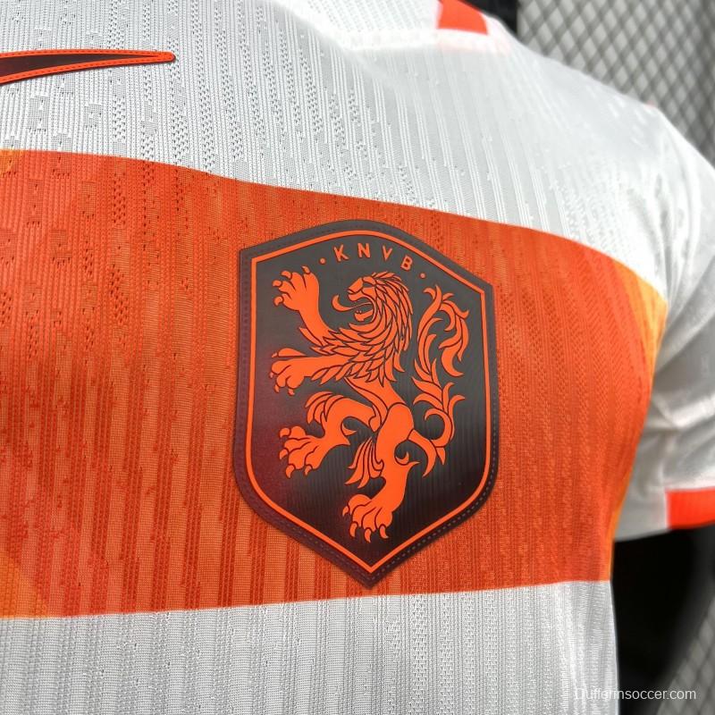2026 Player Version Mens Netherlands World Cup Away Jersey