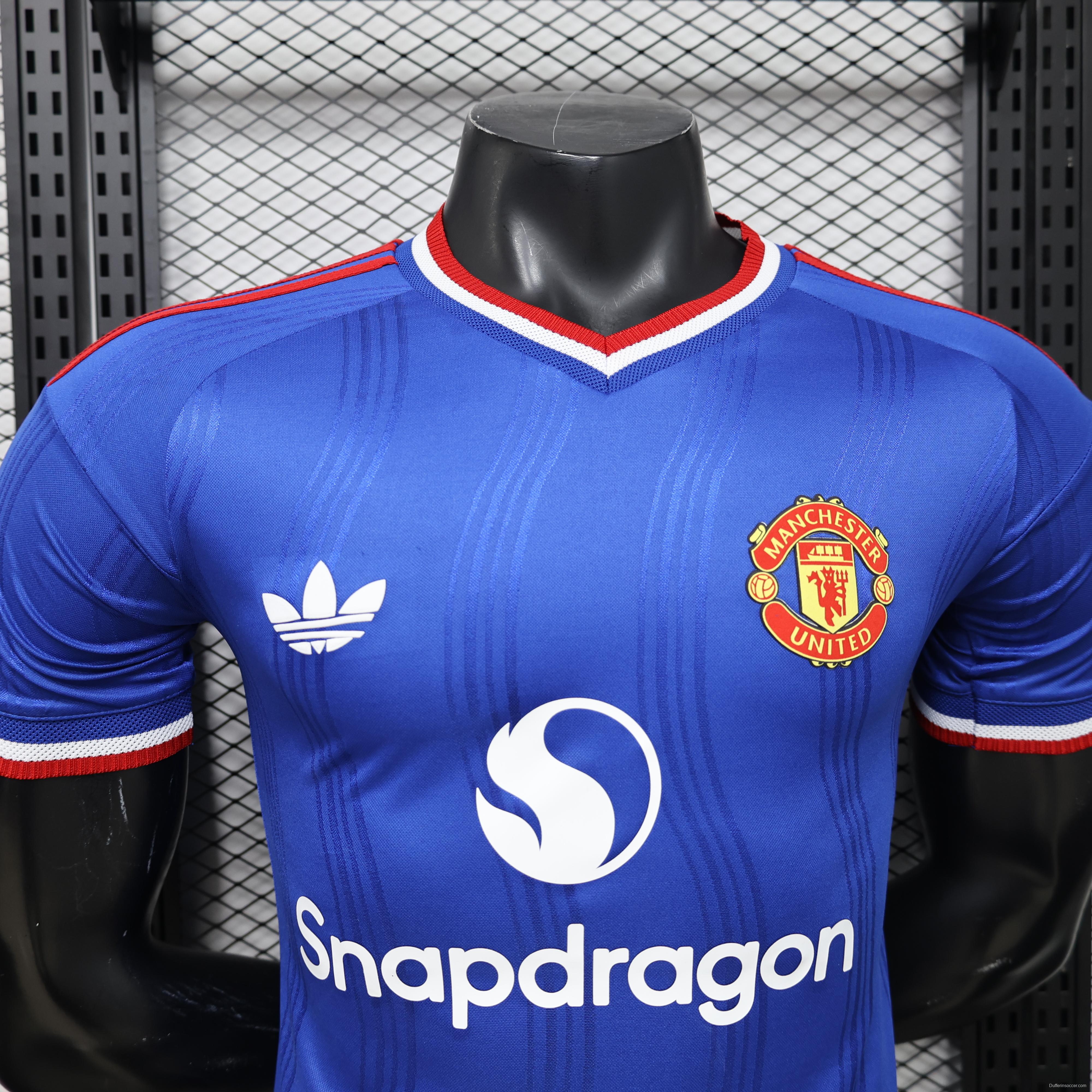 Player Version 26/27 Manchester United Away  Blue  Special Edition Jersey