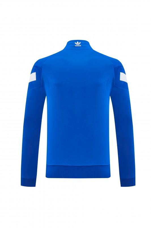 2026/27 Adidas Originals Blue Full Zipper Jacket Tracksuit + Long Pants