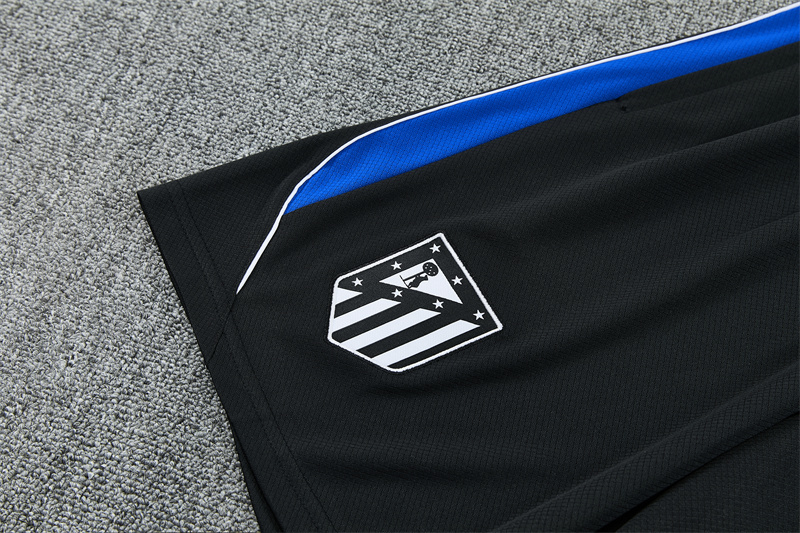 2026 Atletico Madrid Black Short Sleeve+Soccer Shorts