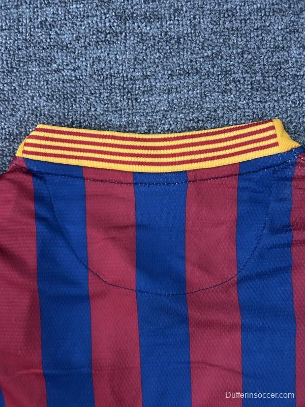 Retro Kids 13/14 FC Barcelona Home Jersey