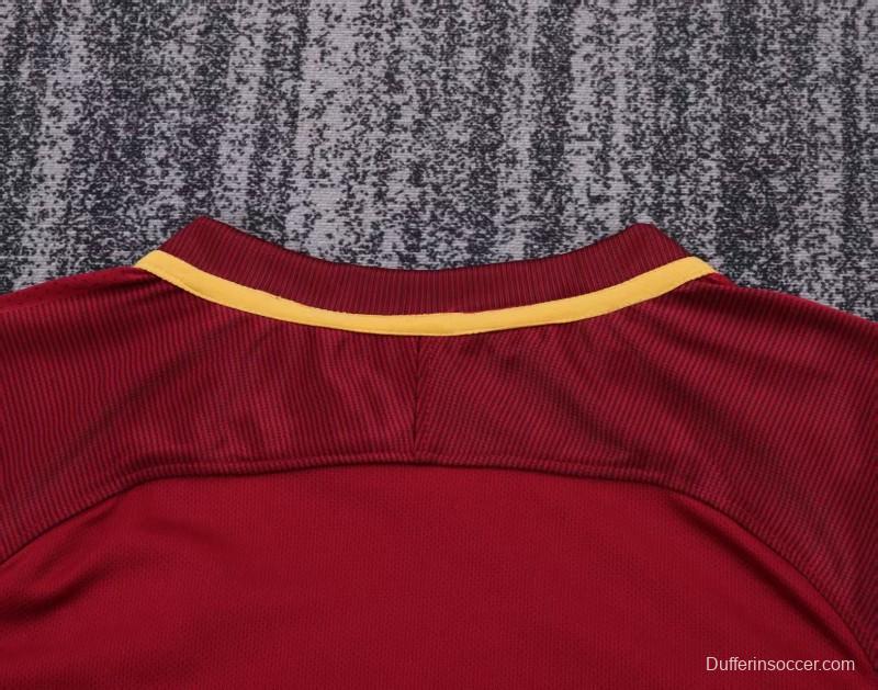 Retro Kids 17/18  AS Roma Home Jersey