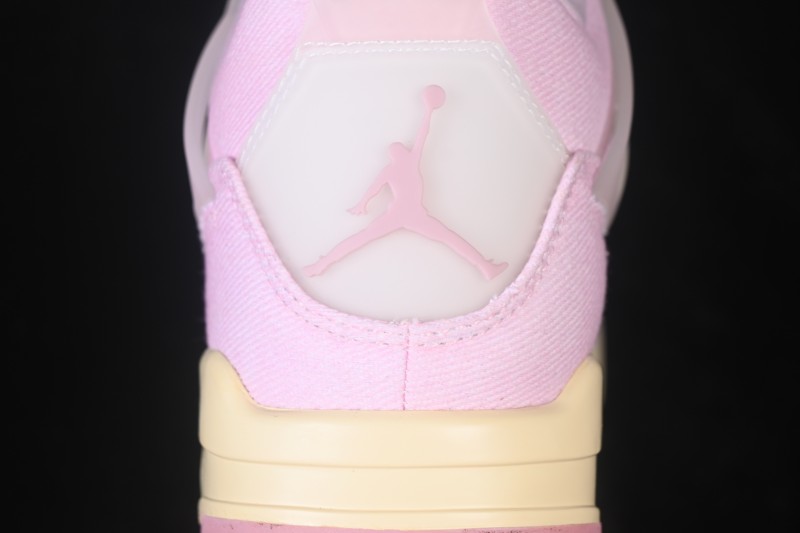 Air Jordan 4 Retro 'Iced Carmine' Basketball Shoes with Premium Suede Upper - IB6716-600