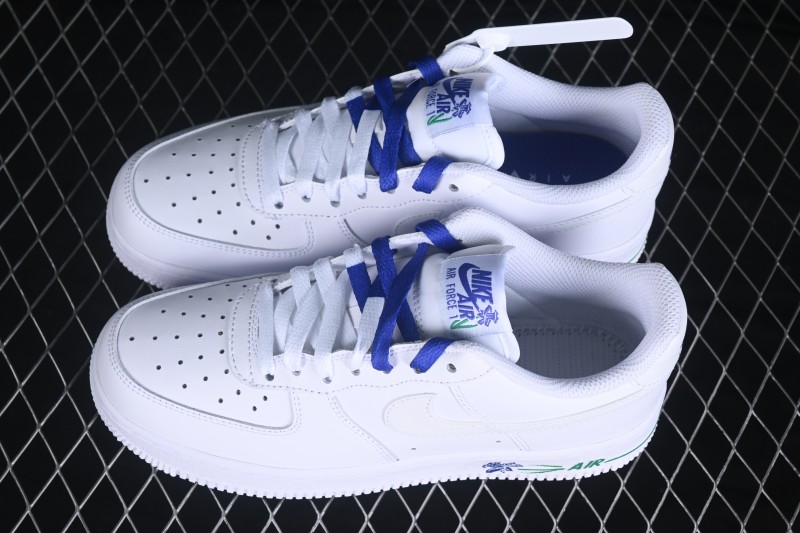 Nike Air Force 1 '07 Low Classic Basketball Sneakers with Full-Length Air Cushion - IF0498-101