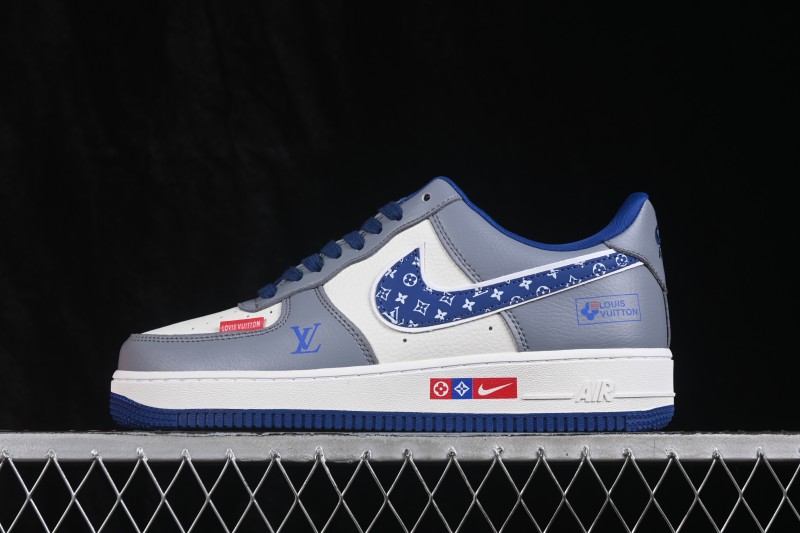 Nike Air Force 1 '07 Low Collaboration Casual Skateboarding Shoes with Full-Length Air Cushion - WY0655-106