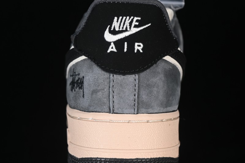 Nike Stussy Air Force 1 '07 Low Skateboarding Shoes with Iconic Co-Branding - BK1916-002