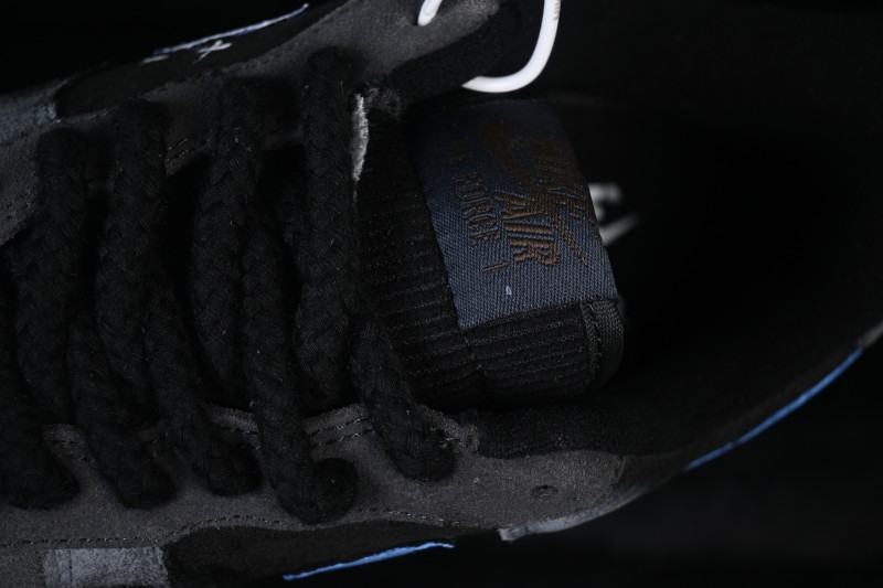 Nike Air Force 1 '07 Low Night Spark Hand-Painted Sneakers with Starry Gradient Design - DO6730-101