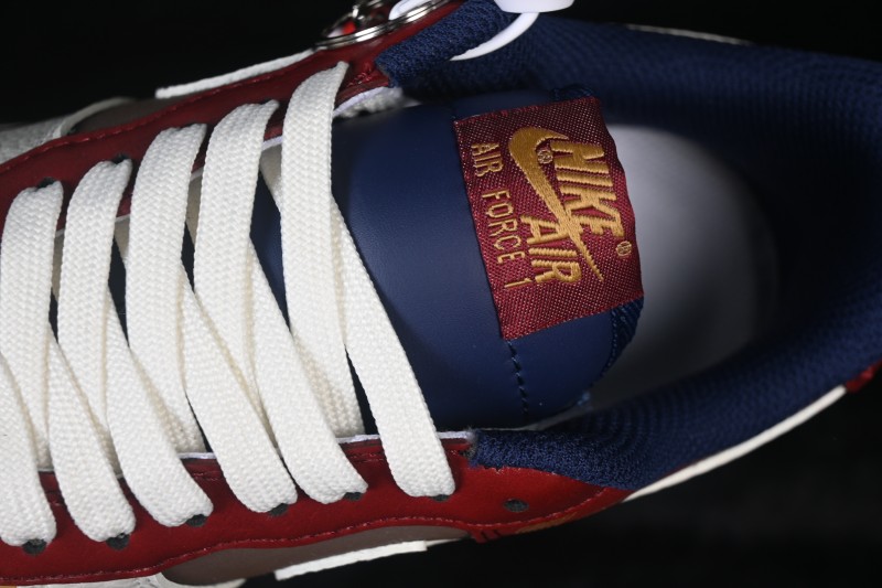 Nike Air Force 1 '07 Low Year of the Horse Limited Edition Auspicious Cloud Gold Pattern Casual Sneakers - NH0601-535