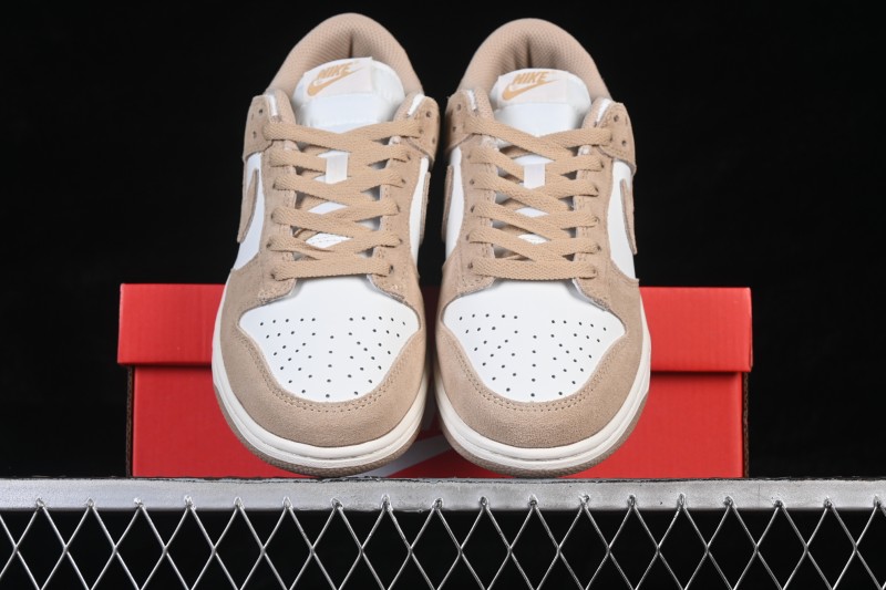 Nike SB Dunk Low Year of the Horse White Wheat Yellow Low-Top Skateboarding Shoes - IO4244-101