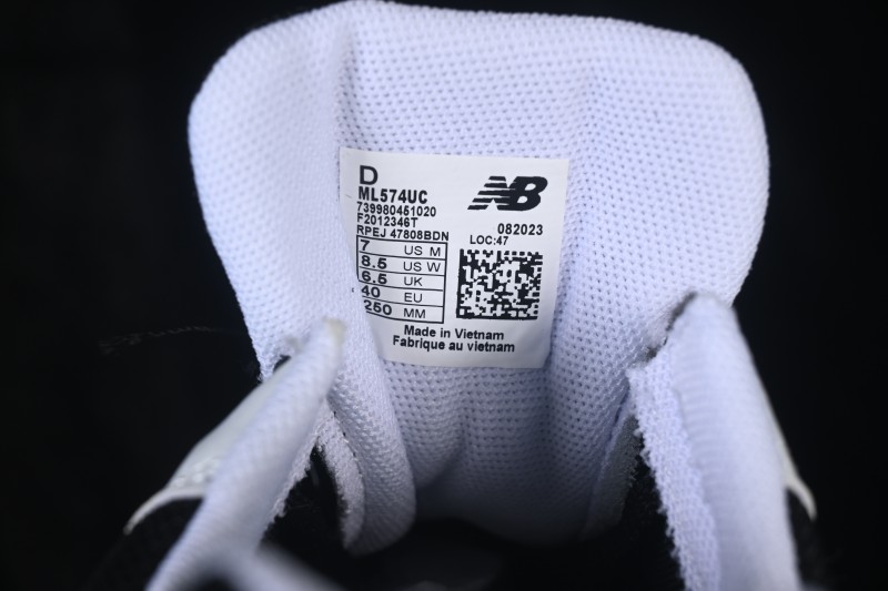 New Balance 574 Retro Running Shoes with Classic Suede and Mesh Upper - ML574UC