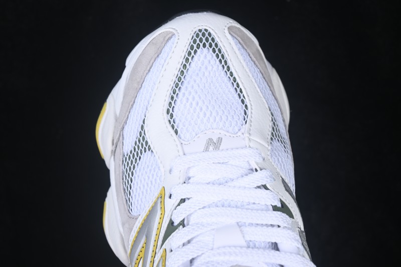 New Balance 9060 Retro Running Shoes with ABZORB Cushioning and Mesh Suede Upper - U906089D