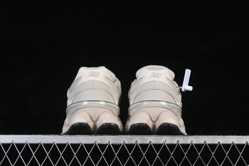 New Balance 9060 Retro Running Shoes with ABZORB Cushioning and Suede Overlays - U906078T