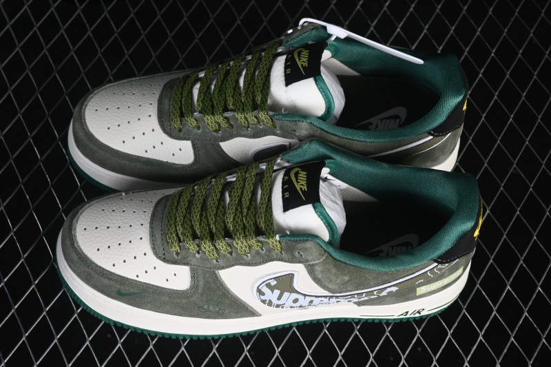 Nike Air Force 1 '07 Low Collaboration Skateboarding Shoes with Full-Length Air Cushion - SY1388-027