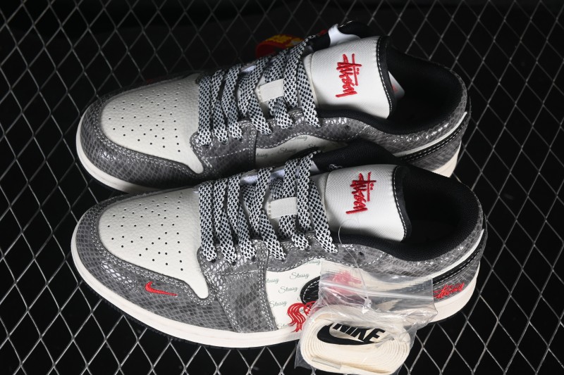 Nike Air Jordan 1 Low AJ1 Chinese New Year Year of the Horse Premium Custom Low-Top Retro Basketball Shoes - FC7688-202