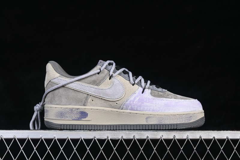 Nike Air Force 1 '07 Low Hand-Painted Band-Aid Sneakers with Retro Distressed Leather - YD2425-066