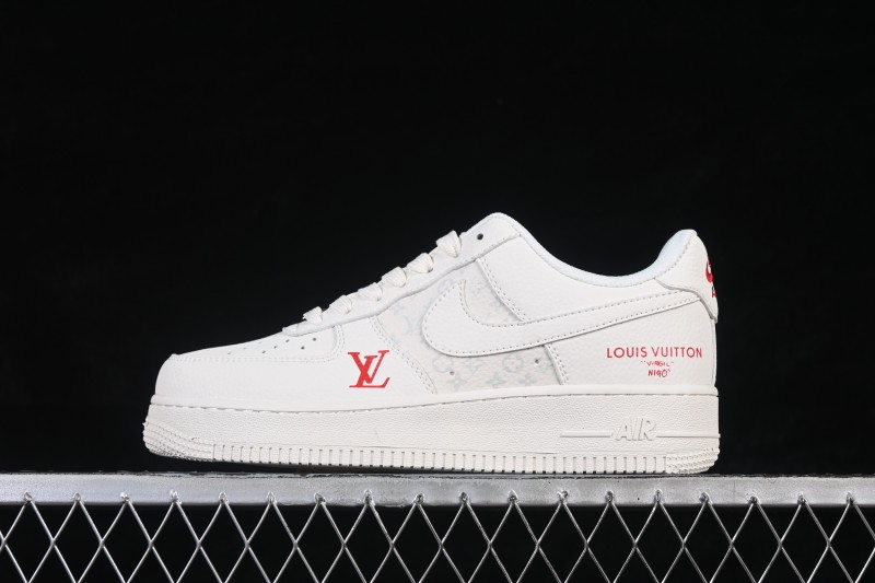 Nike Air Force 1 '07 Low Basketball Shoes with Premium Leather Upper - MM3399-801