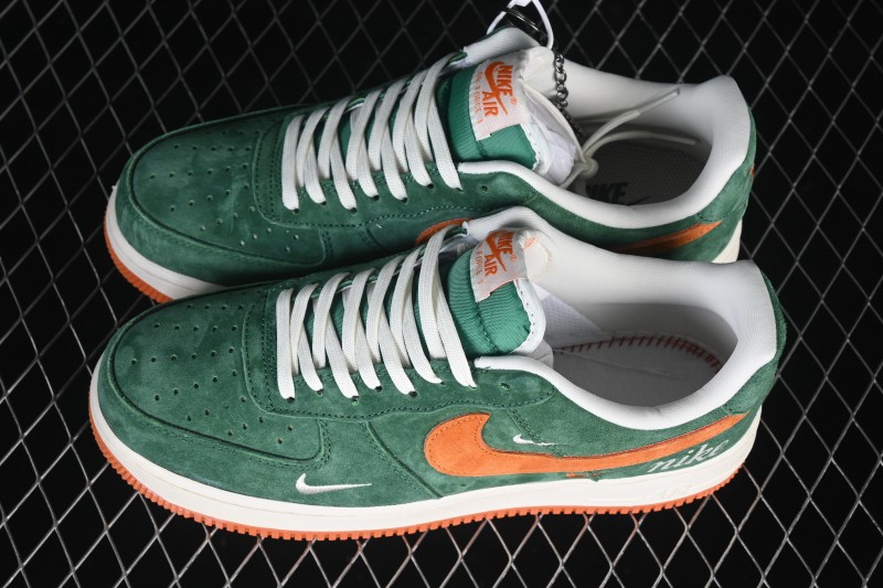 Nike Air Force 1 '07 Low Casual Sneakers with Premium Leather and Air-Sole Cushioning - DF0188-121