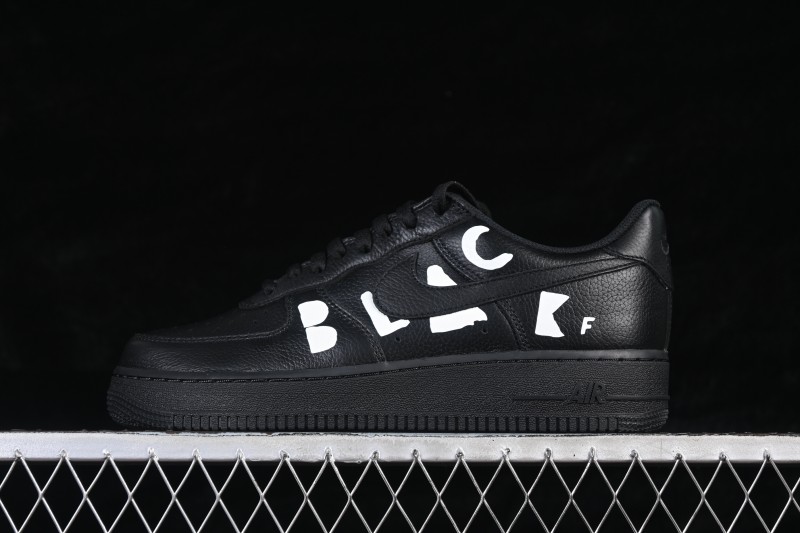 Nike CDG x Air Force 1 '07 Low Collaborative Sneakers with Full-Grain Leather Upper - IB9949-001