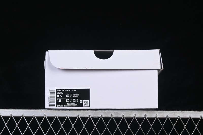 Nike Air Force 1 '07 Low Casual Sneakers with Premium Leather and Air-Sole Cushioning - DF0188-121