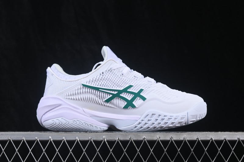 Asics Court FF 3 Retro Cushioned Running Shoes with Breathable Upper - 1041A361-100