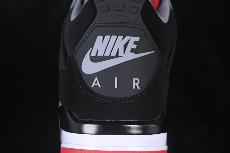 Nike Air Jordan 4 Retro 'Bred' Basketball Shoes - 308497-060