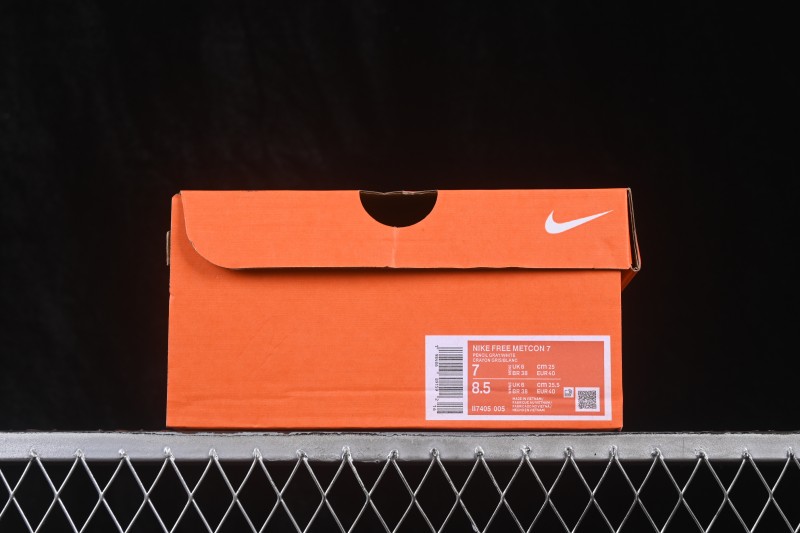 Nike Free Metcon 7 Breathable Mesh Round Toe Lace-Up Cushioned Anti-Slip Casual Lifestyle Shoes - II7405-005