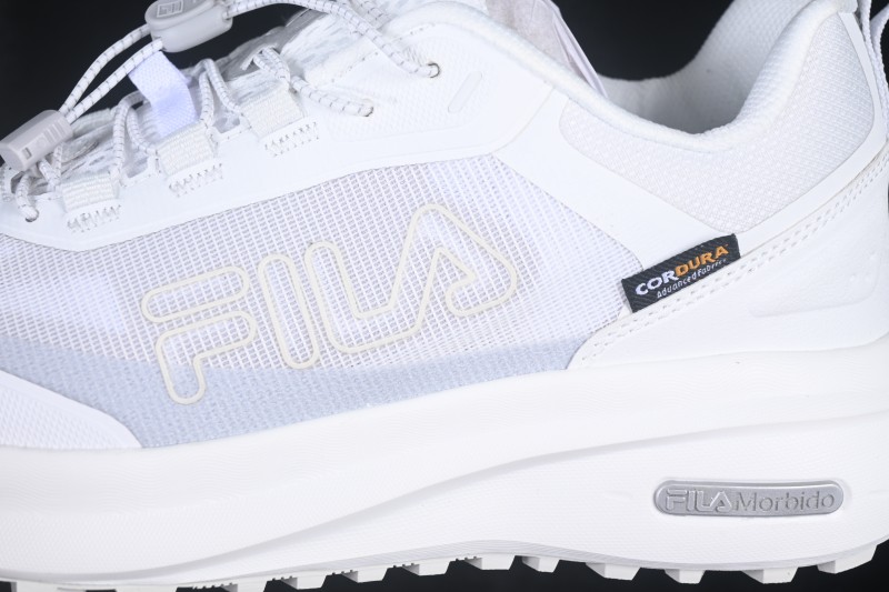 Fila Nuvole 4 Run Fashion Simple Classic Versatile Thick Sole Cushioning Breathable Rebound Running Shoes - A12M621205FBW