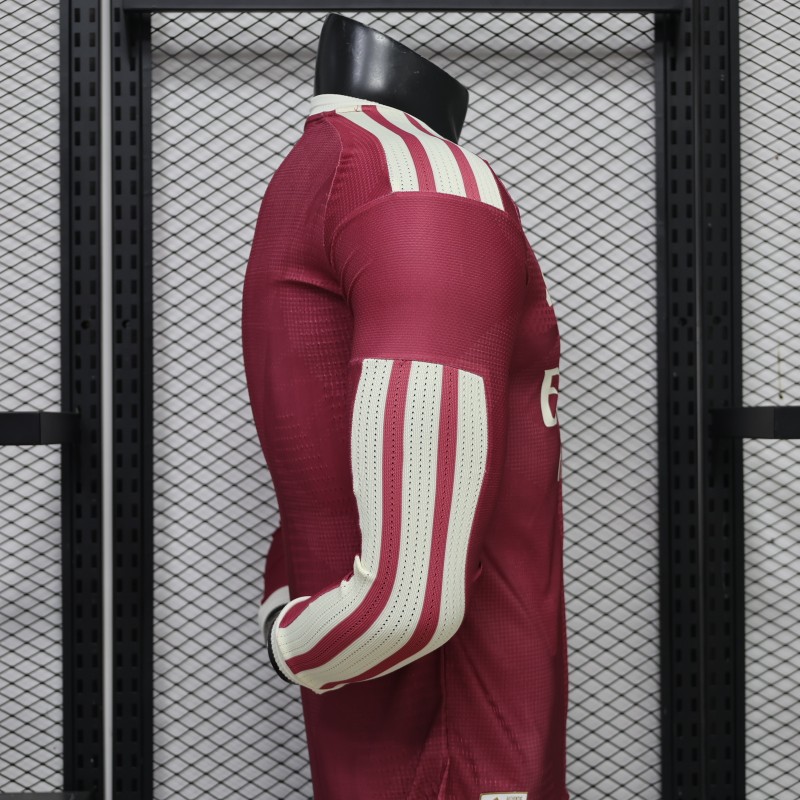 Player Version 26/27 Real Madrid CF Away Red Long Sleeve Jersey
