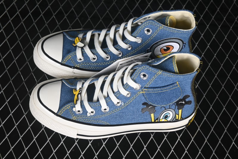 Converse Minions x Chuck 70 High Top Canvas Shoes - A21402C