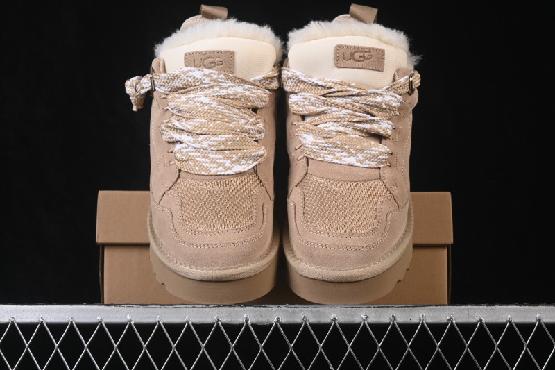 UGG Classic Ultra Mini Treadlite Dual-Tone Lace-Up Low-Top Casual Shoes - 1144032 SAN