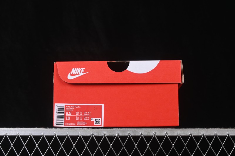 Nike Air Max 1 Retro Running Shoes with Half-Sole Air Cushion - FZ3590-268