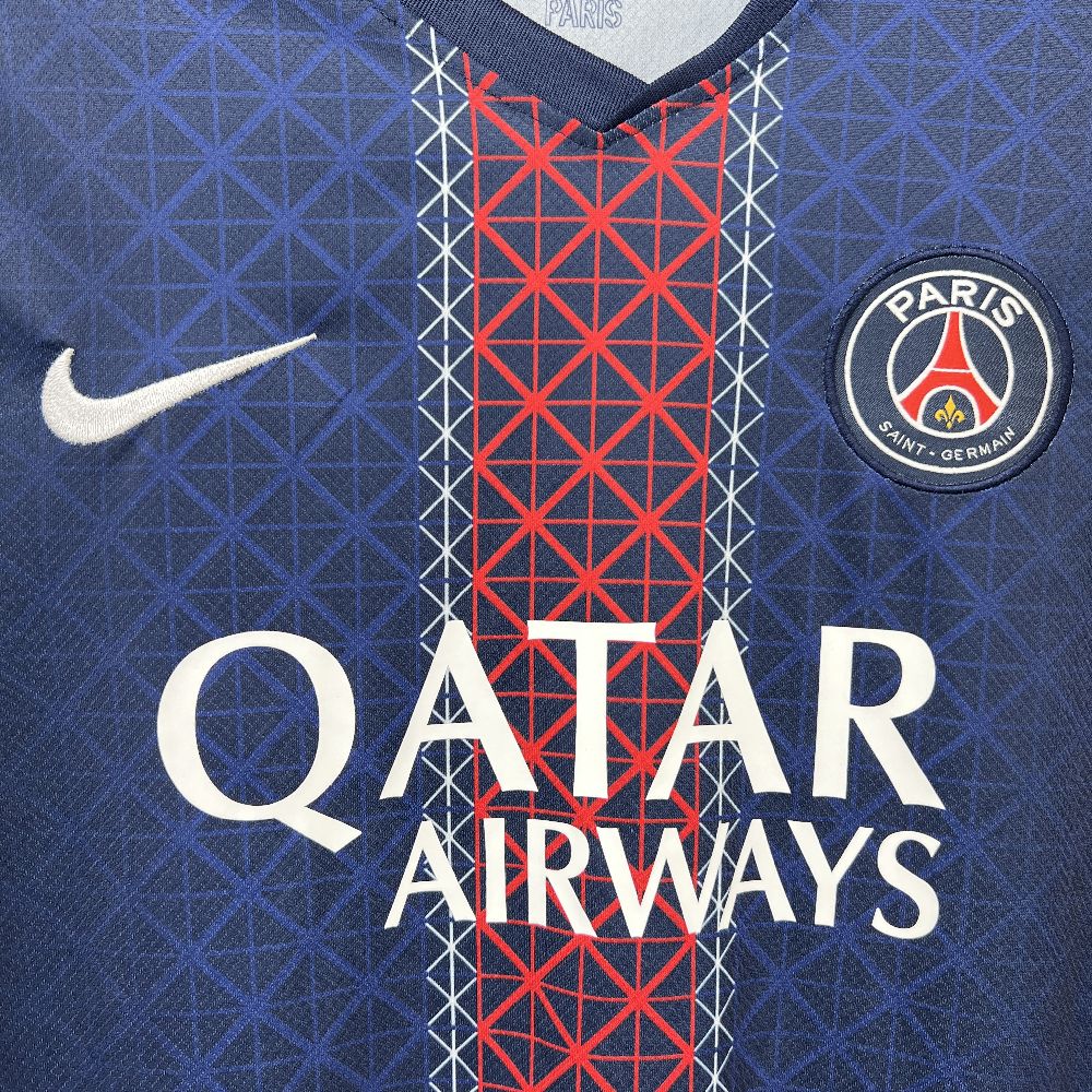 2025/26 Mens Paris Saint-Germain Home Long Sleeve Jersey