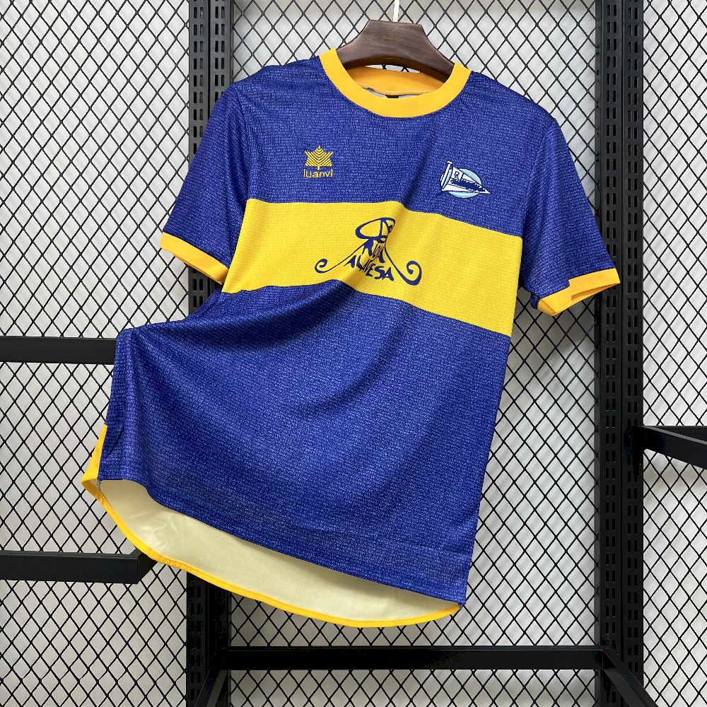 2000/01 Retro Deportivo Alaves Champions League Final Jersey