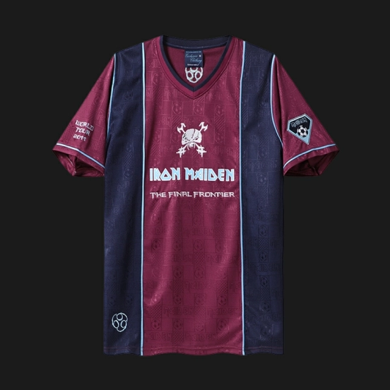 Retro 2011 West Ham United x Iron Maiden Away Jersey