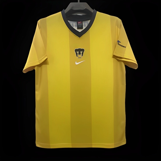 Retro 00/01 Pumas UNAM Away Yellow Jersey