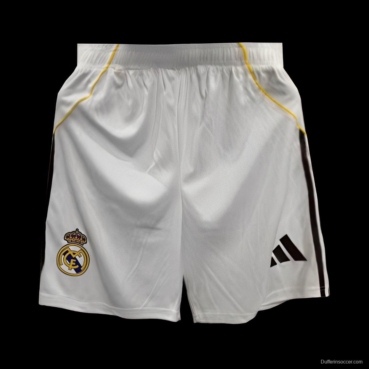 25/26 Real Madrid Home Shorts