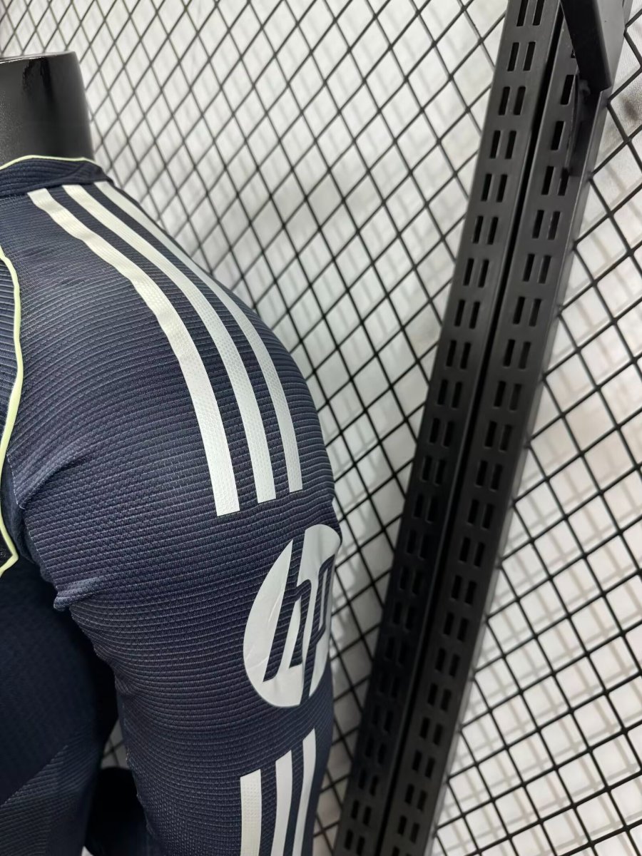 Player Version 25/26 Real Madrid Away Long Sleeve Jersey