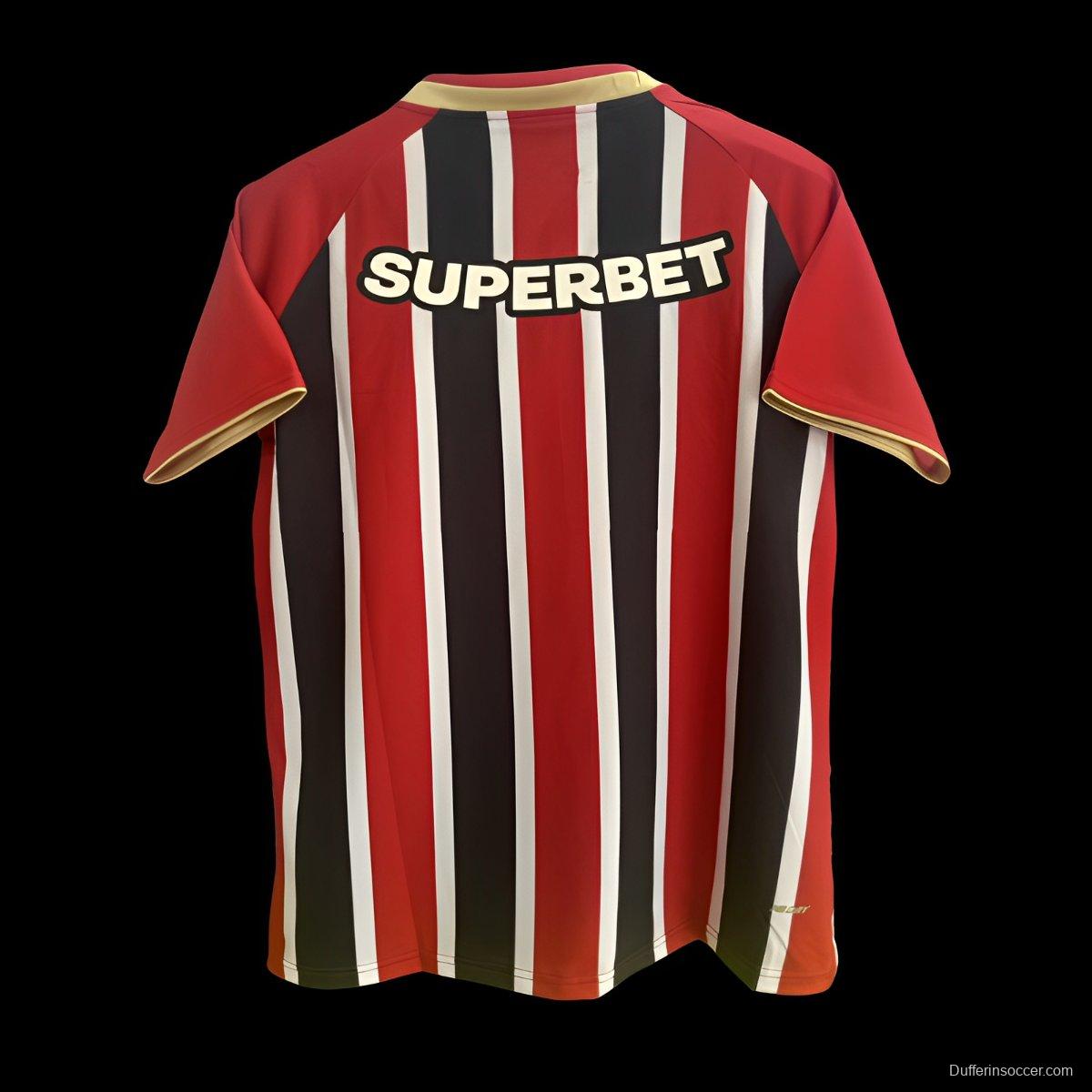 25/26 Sao Paulo Away Jeresy With Full Sponsors