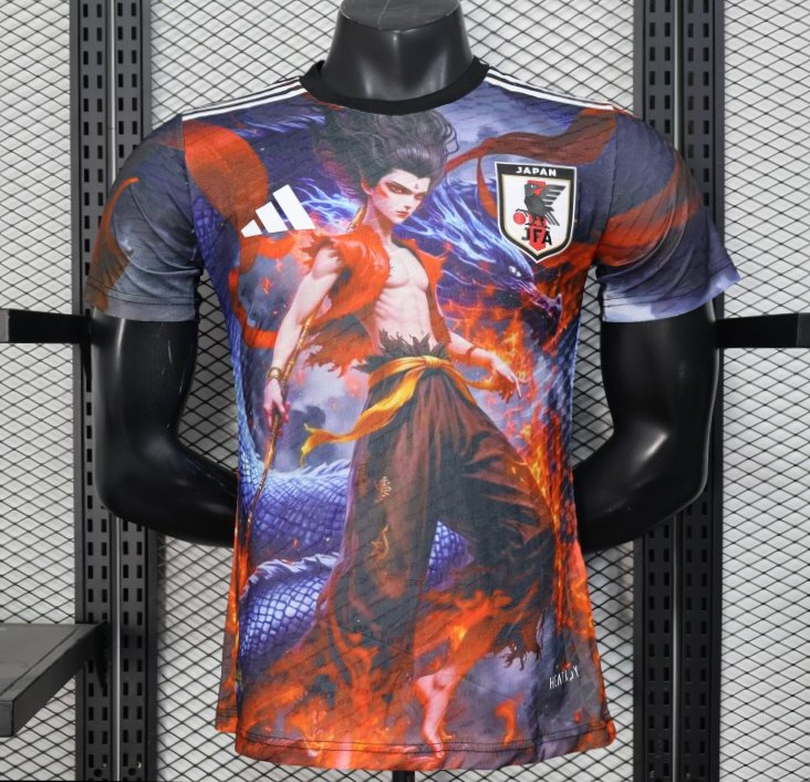 Player Version 2025 Japan Purple with Anime NAZHAI Graphic Jersey