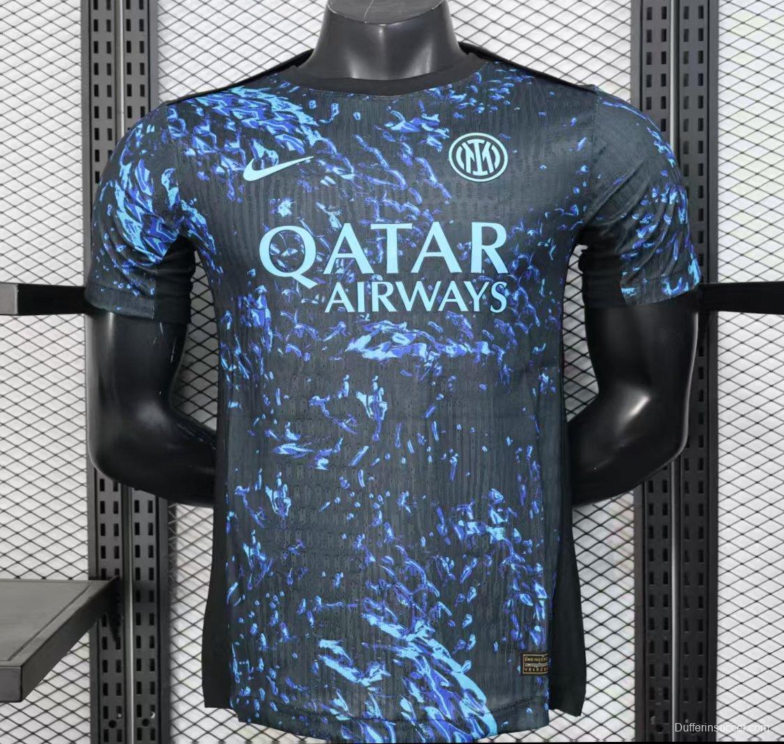 Player Version 25/26 Inter Milan Blue with Camouflage Pattern Jersey