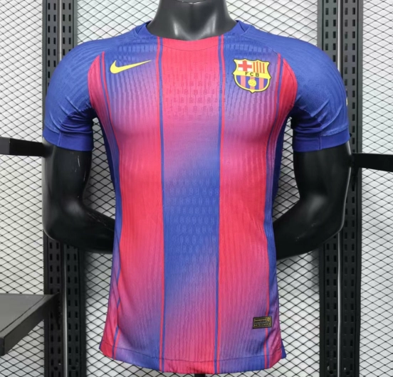 Player Version 25/26 Barcelona Home Jersey Without Sponsor