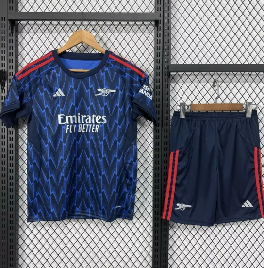 25/26 Kids Arsenal Away Blue Jersey
