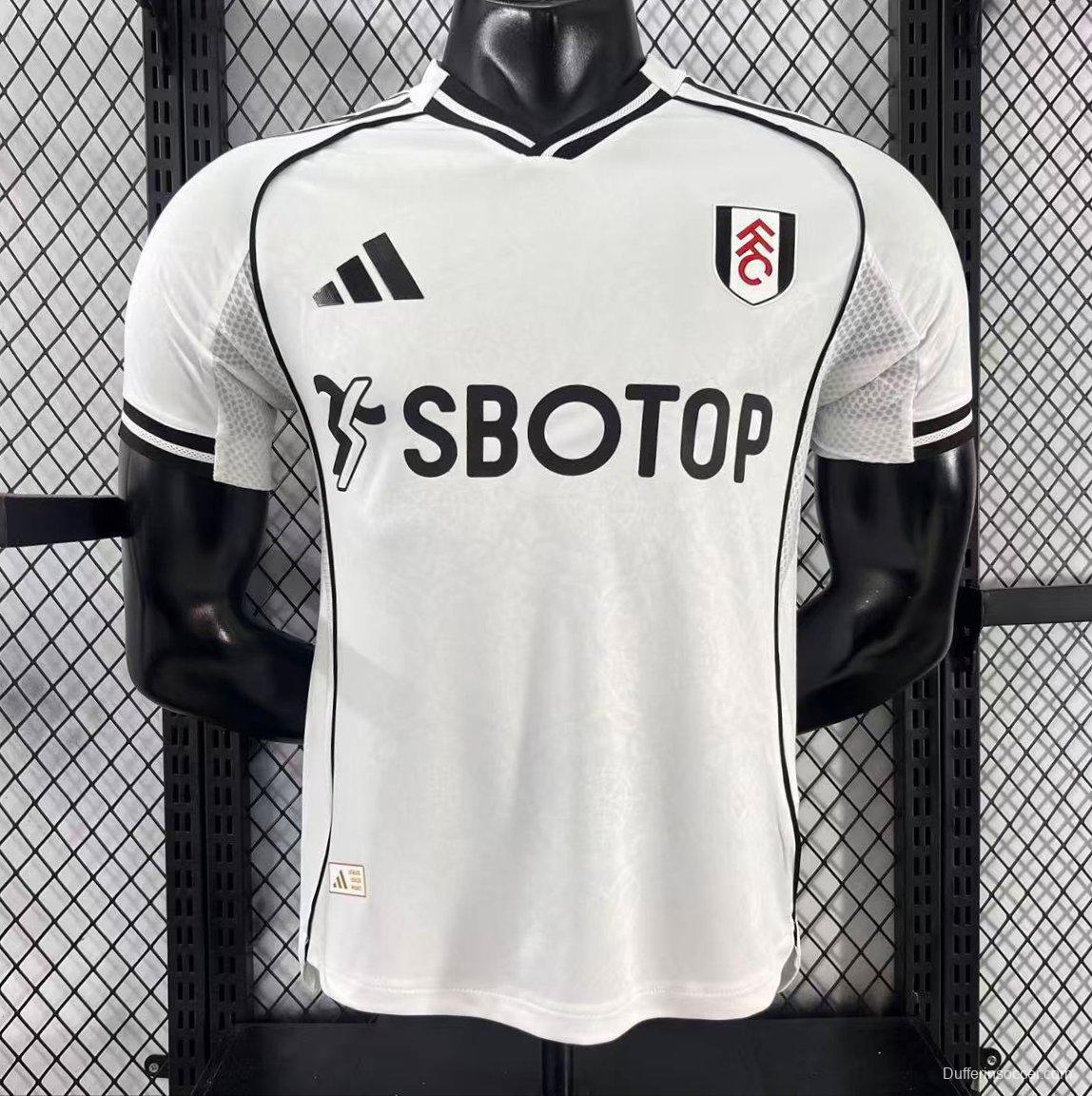 25/26 Player Version Fulham Home Jersey