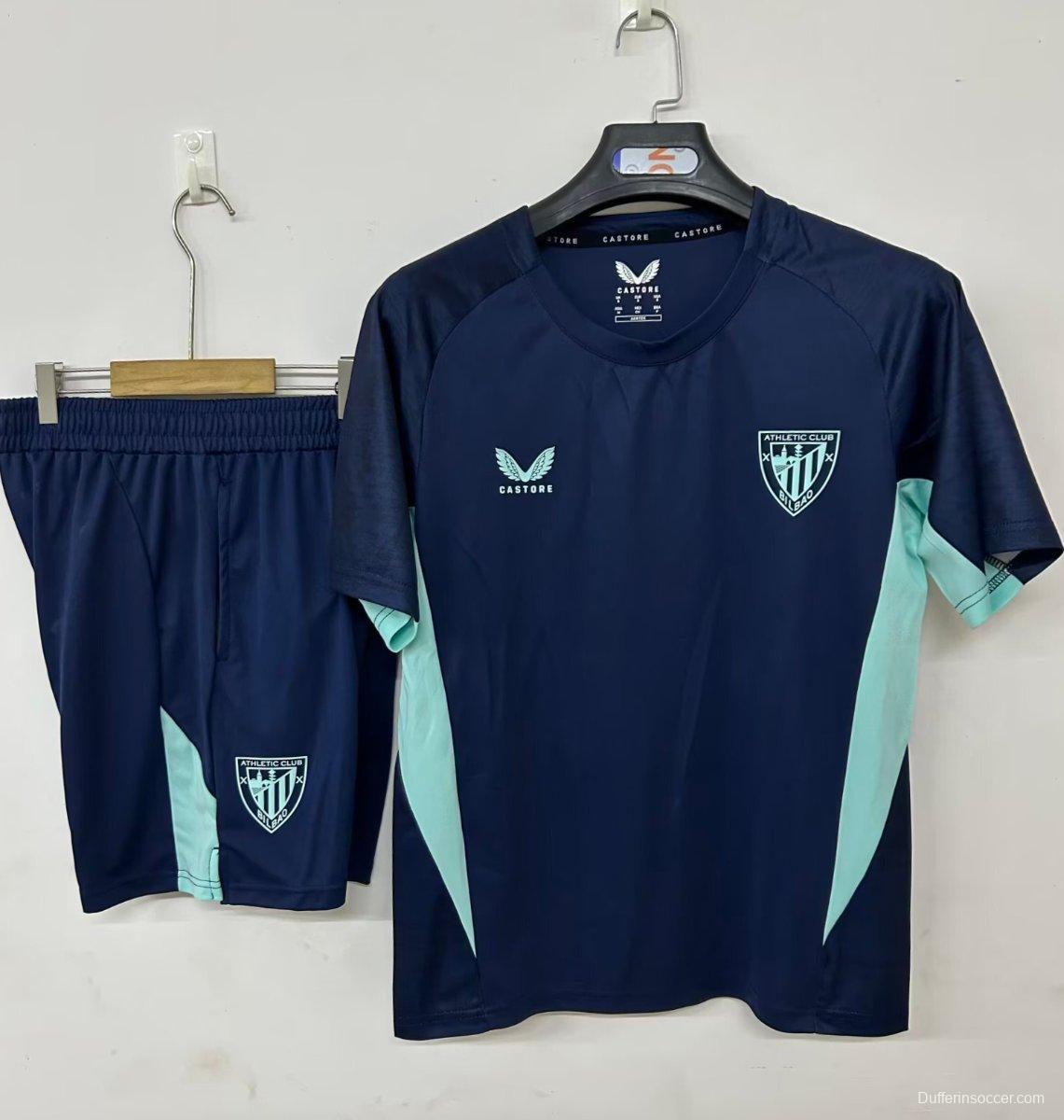 2526 Athletic Bilbao Training Jersey Royal Blue+Shorts