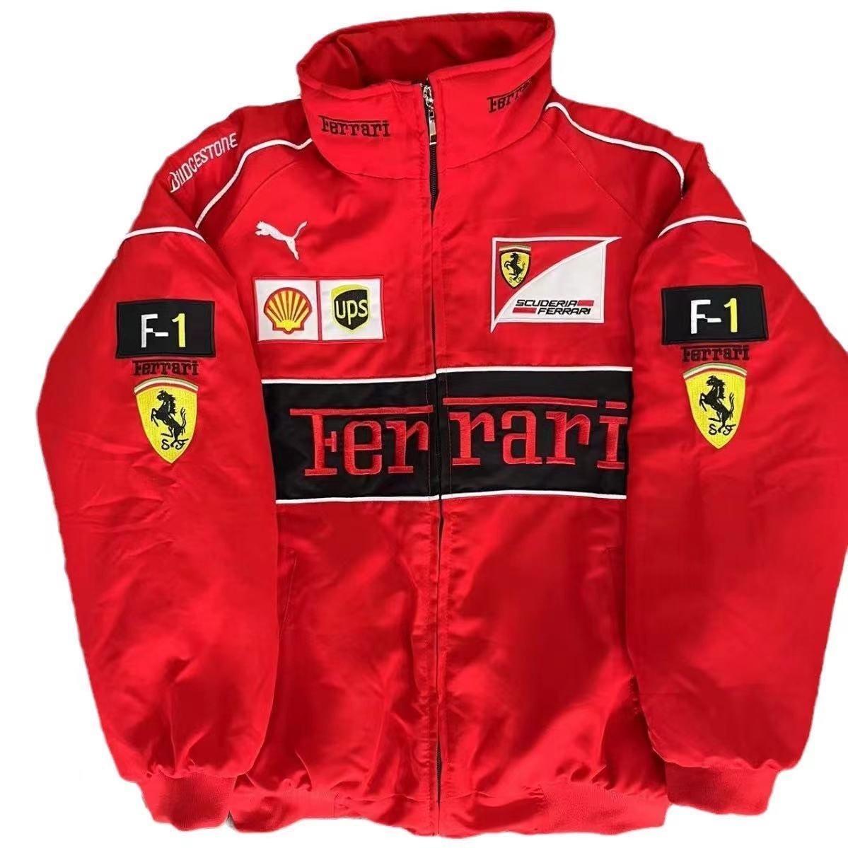 2025 New Adult F1 MOTO Jacket Ebroidered Cotton Padded F 1 Racing Jacket