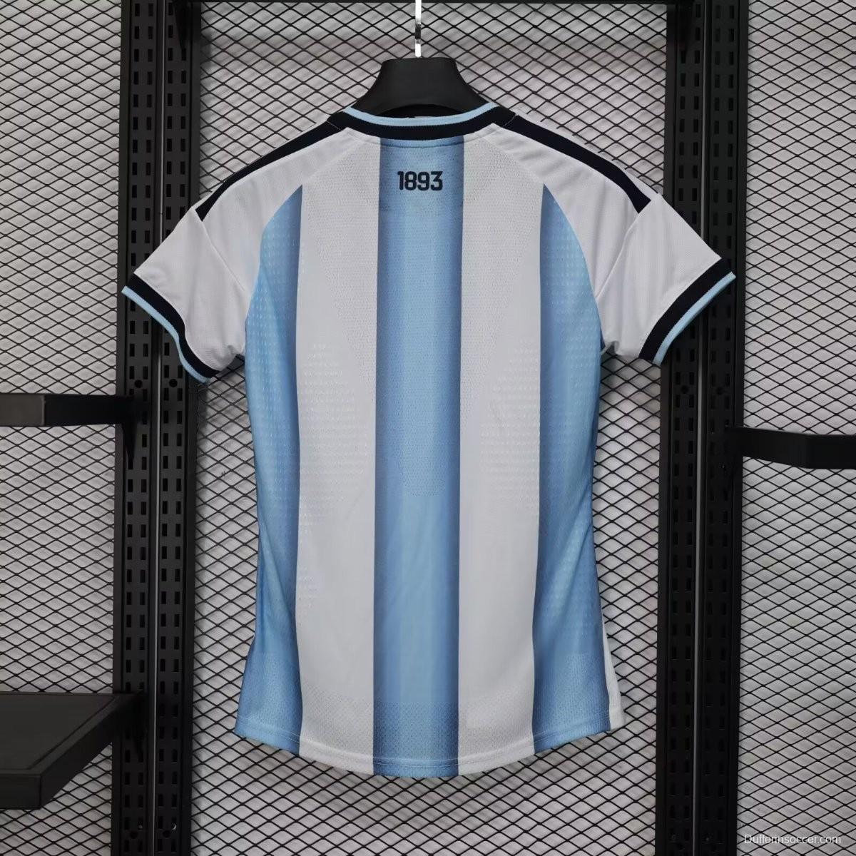 Player Version 2026 Argentina Home Women Jersey