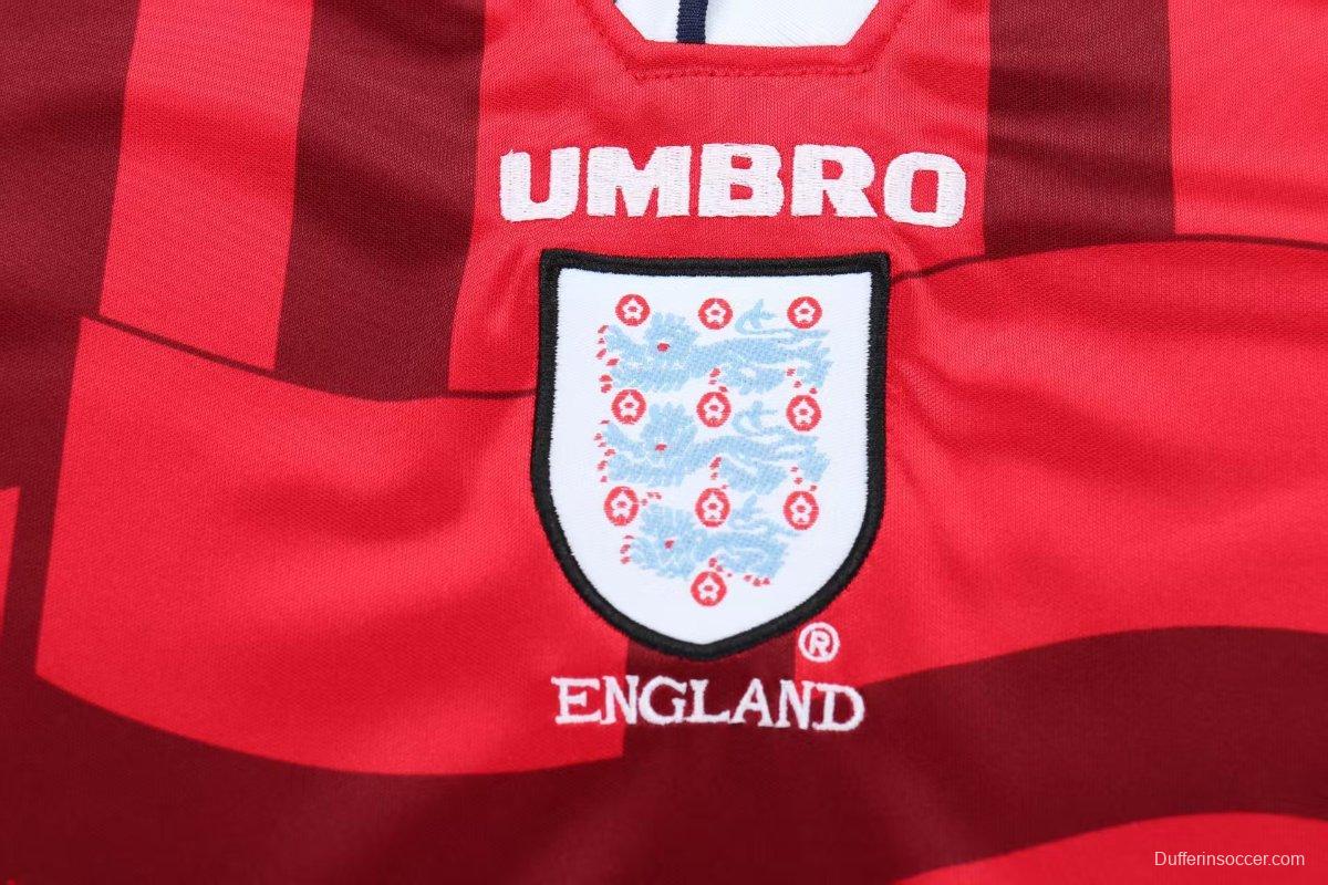 Retro Kids 1998 England Away Jersey